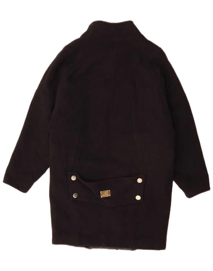 Elisabetta Franchi Damen Übergroßer Mantel IT 40 Small Schwarz