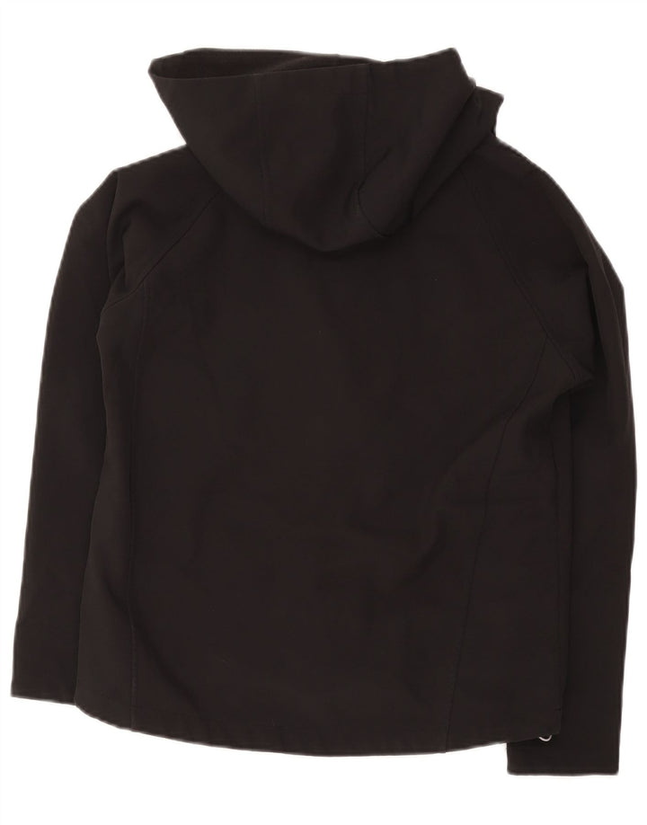 O'Neills Jungen-Windbreakerjacke mit Kapuze, 10–11 Jahre, schwarzes Polyester