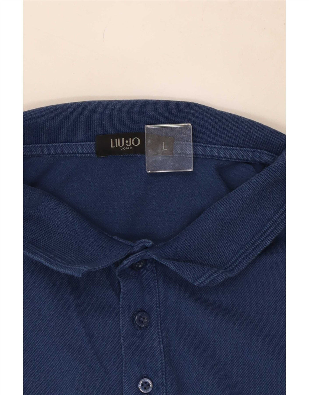 Liu Jo Herren-Poloshirt, Größe L, Blau
