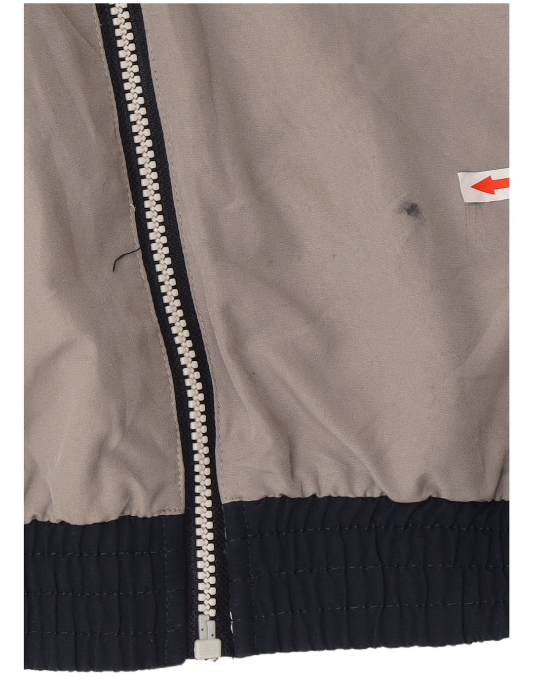 Champion Herren-Trainingsanzugoberteil, XL, graues Colourblock-Polyester