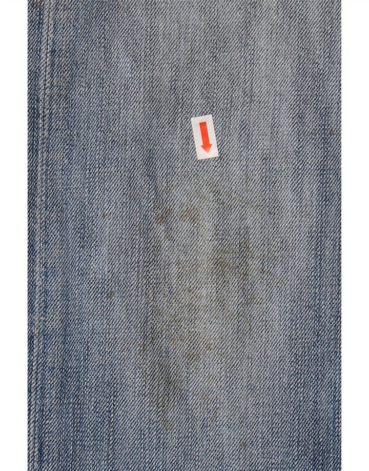 Levi's Herren 501 Distressed Straight Jeans W31 L31 Blaue Baumwolle