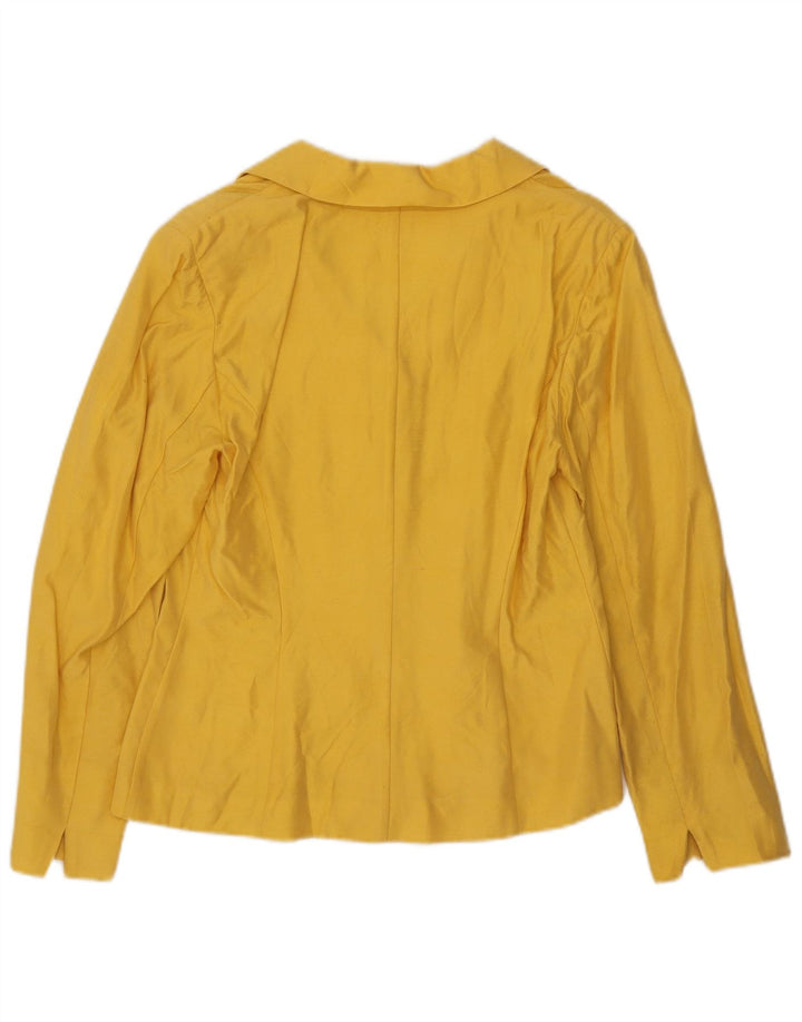 MOTIVI Damen-Blazerjacke mit 3 Knöpfen, Gr. 10, Klein, Gelb