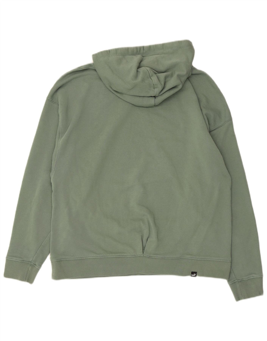 Puma Damen Kapuzenpullover UK 16 Große grüne Baumwolle