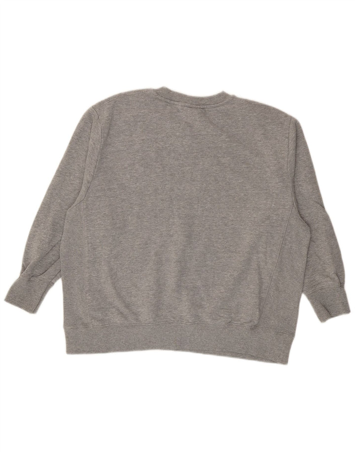 Zara Damen-Sweatshirt „Harvard Graphic“ in Übergröße, Gr. 10, Größe S, Grau