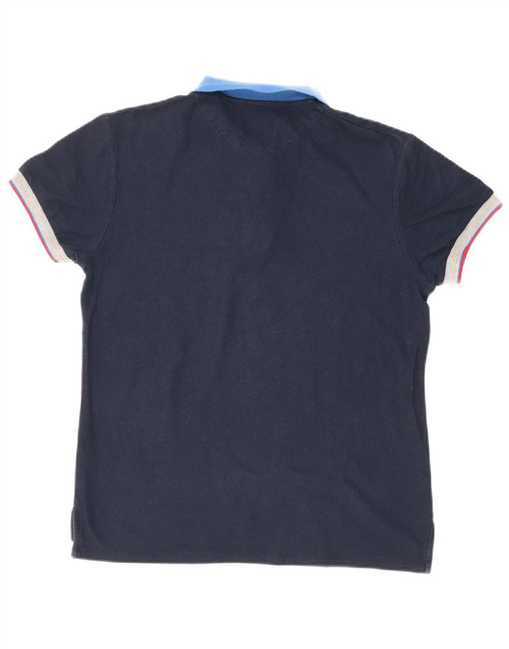 Bugatti Poloshirt für Jungen, 13–14 Jahre, marineblaue Baumwolle