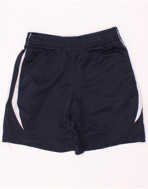 Nike Sportshorts für Jungen, 3–4 Jahre, marineblaues Farbblock-Polyester