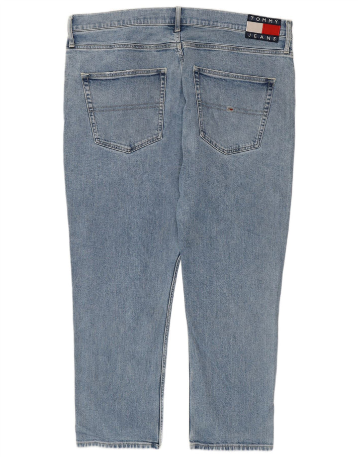 Tommy Hilfiger Herren Slim Jeans W38 L27 Blaue Baumwolle