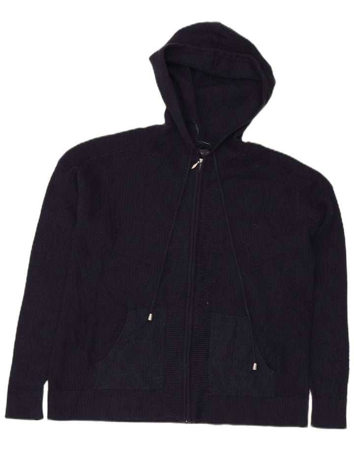 Marks & SPENCER Damen-Cardigan mit lockerer Passform, Gr. 14, mittleres Marineblau