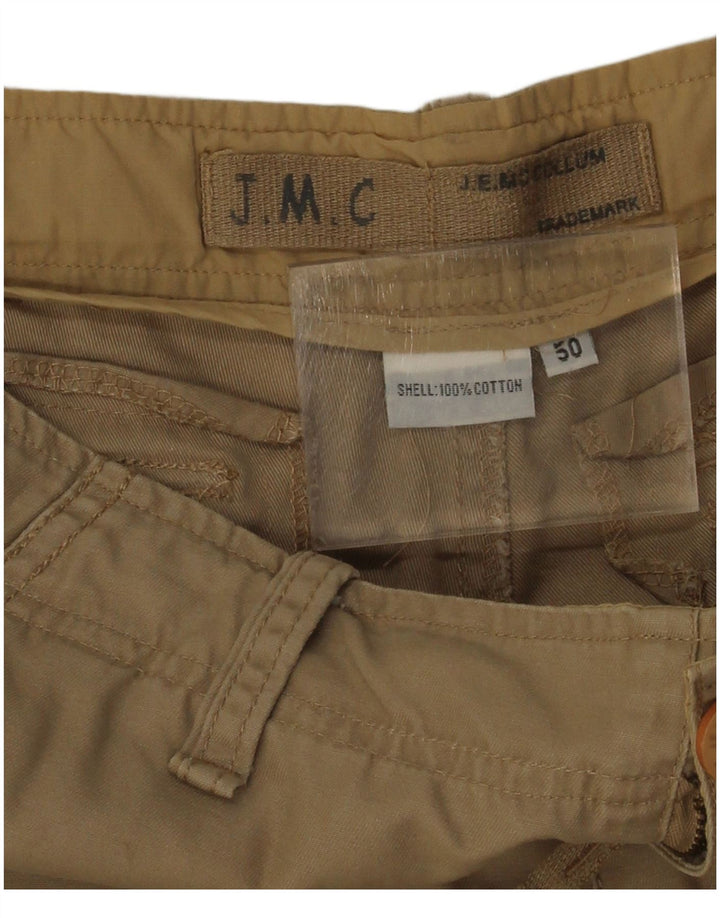 JMC Herren Cargoshorts IT 50 Large W34 Braune Baumwolle