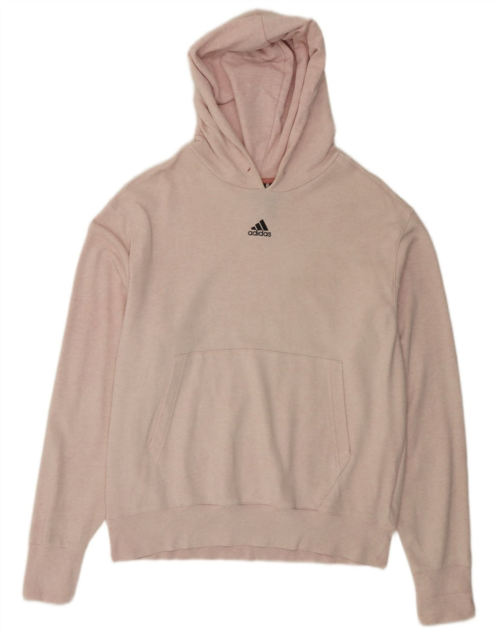 ADIDAS Herren Kapuzenpullover, groß, rosa Baumwolle