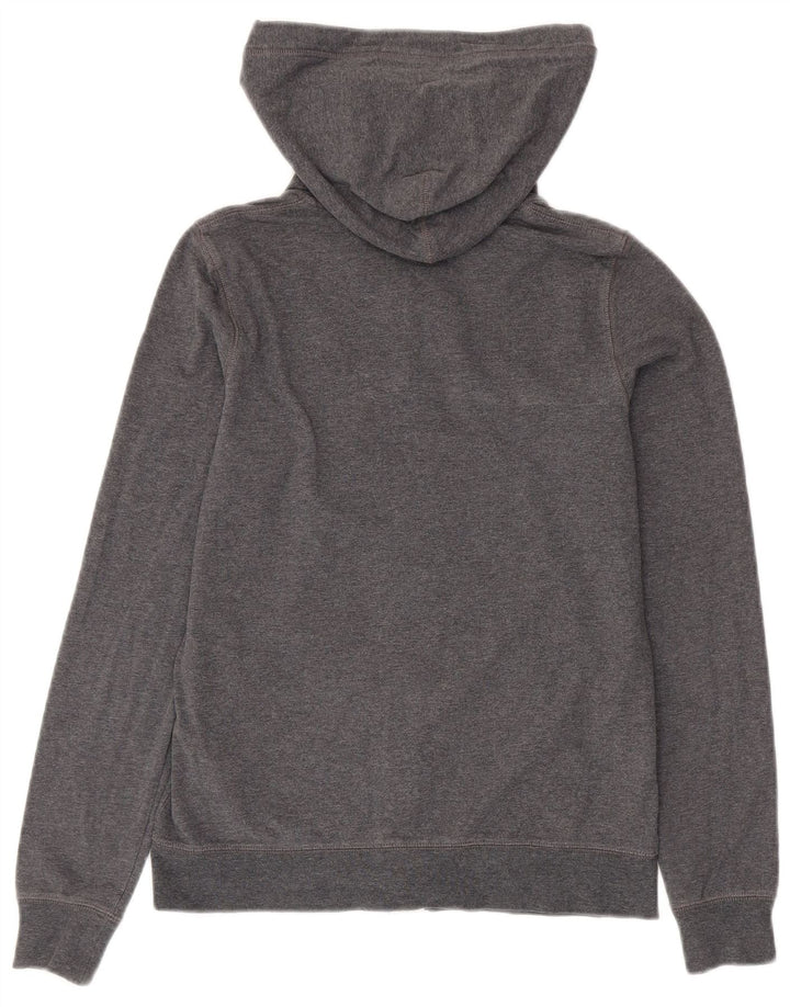 NIKE Damen-Kapuzenpullover mit Reißverschluss, Gr. 10, Größe S, Grau, Baumwolle
