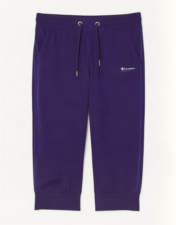 Champion Damen Capri-Trainingshose, Jogginghose, UK 18, XL, Marineblau, Baumwolle