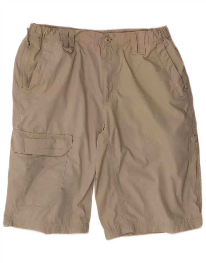 COLUMBIA Herren Cargoshorts Medium W32 Beige Polyester
