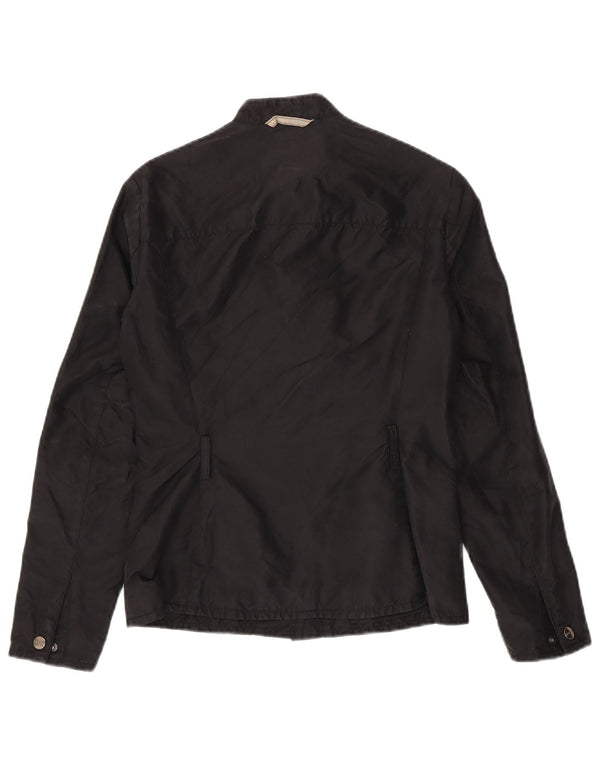 Brema Womens Graphic Utility Jacke IT 42 Medium Schwarz