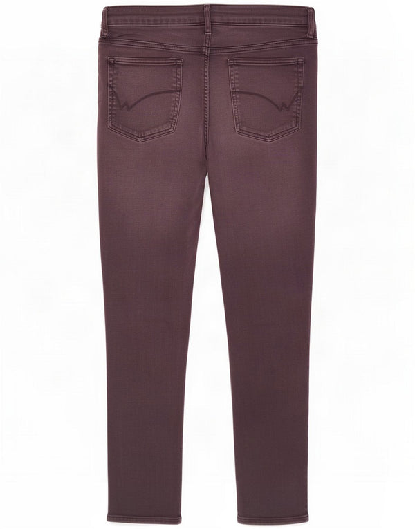 White Stuff Damen Skinny Jeans UK 20 2XL W40 L28 Lila Baumwolle