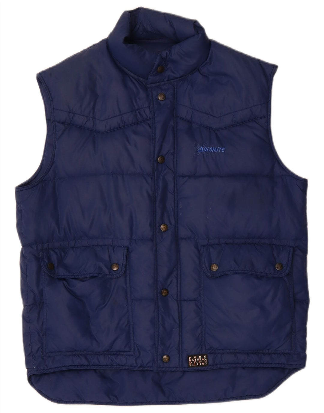 Dolomite Herren Wattierte Weste UK 38 Medium Marineblau Polyester