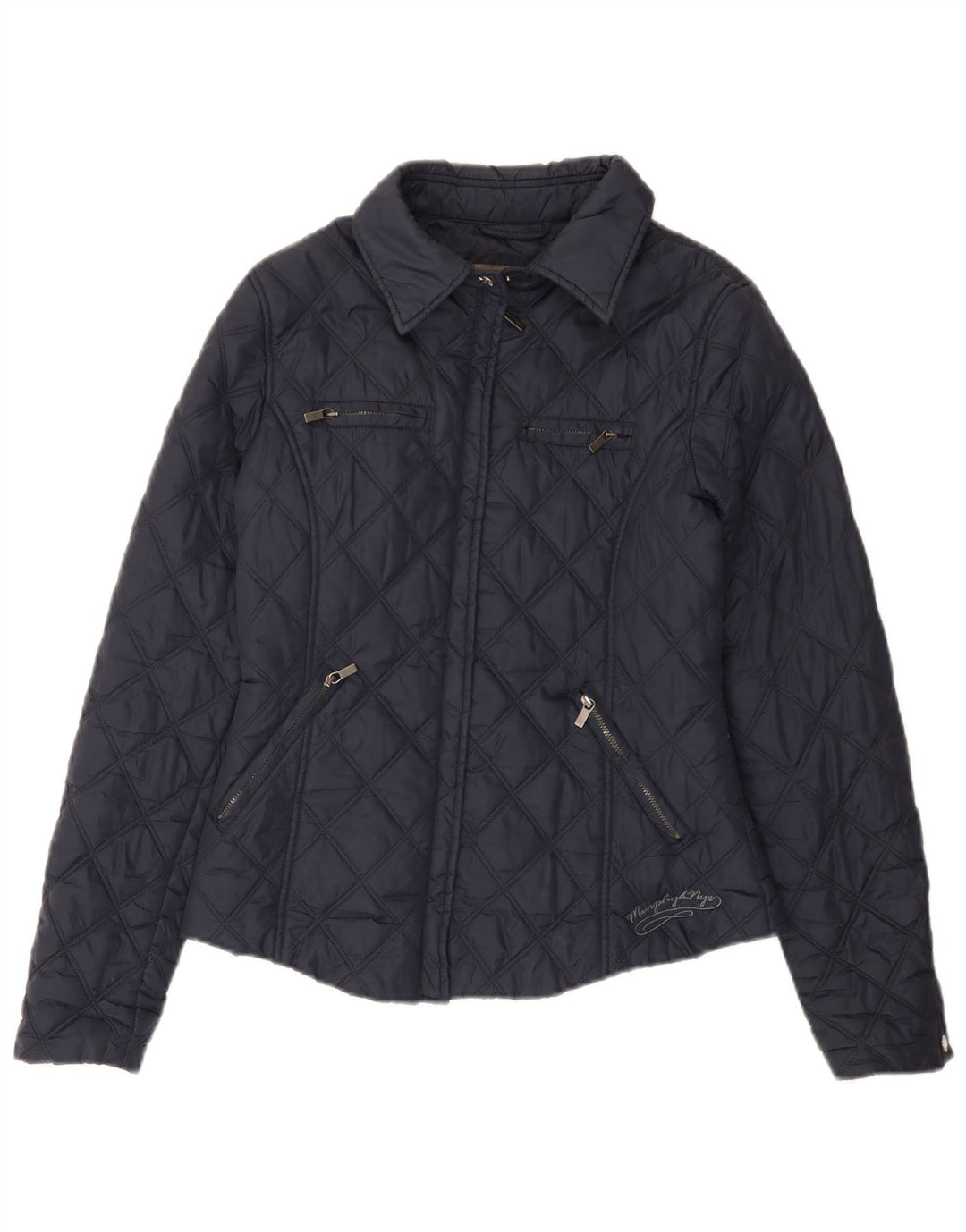 Murphy & Nye Damen Steppjacke UK 10 Small Marineblau Polyamid