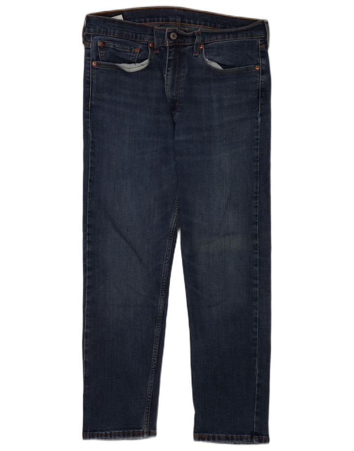 Levi's Herren 502 Tapered Jeans W34 L30 Blaue Baumwolle