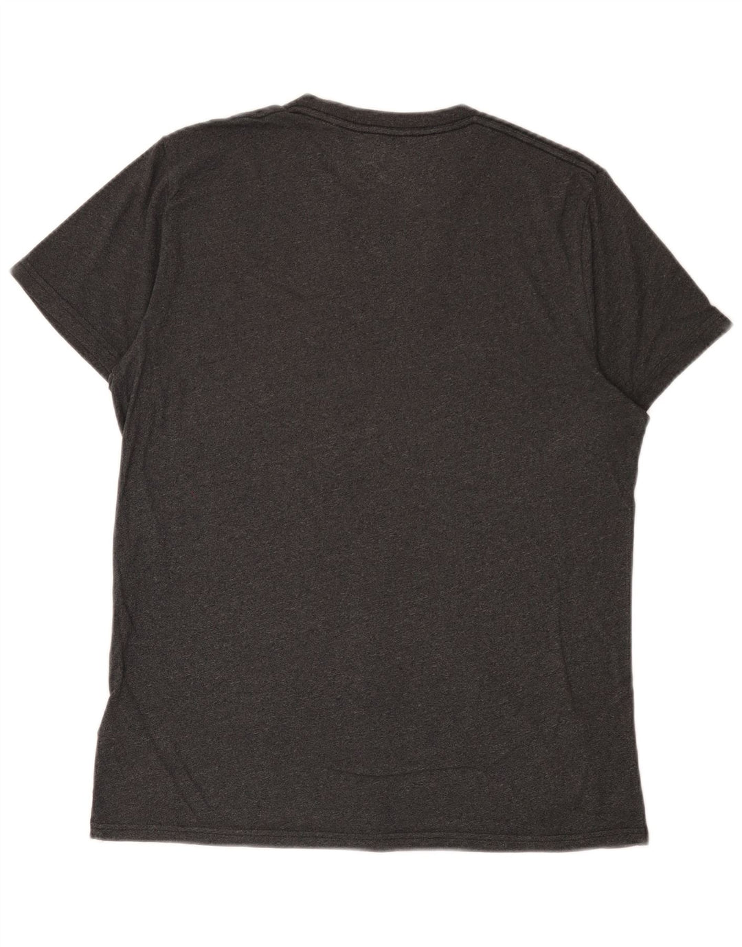 Hollister Herren-T-Shirt-Oberteil aus mittelgrauer Baumwolle