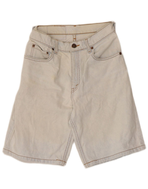Levi's Damen 550 Denim Shorts US 5 Small W25 Blaue Baumwolle