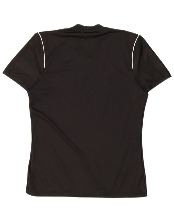 ADIDAS Herren Climalite Graphic T-Shirt Top Kleines schwarz gestreiftes Polyester