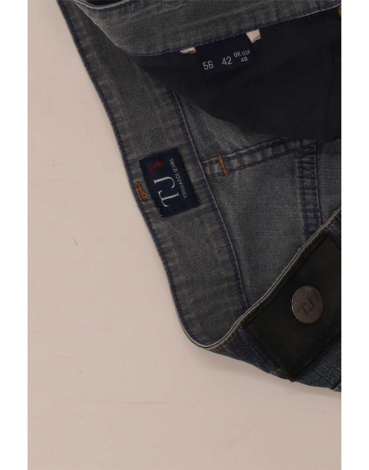 Trussardi Herren Straight Jeans W40 L29 Blau