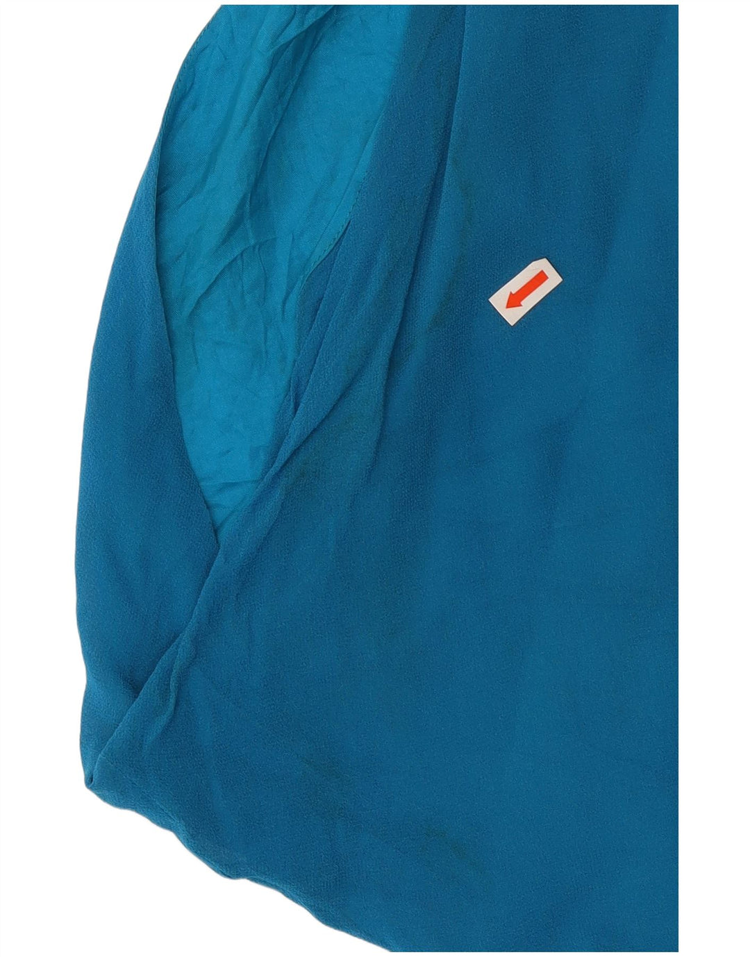 Stefanel Damen Übergroßes schulterfreies A-Linien-Kleid US 8 Mittelblau