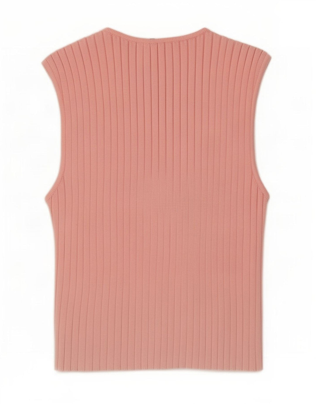 Zara Damen Crop Vest Top UK 12 Mittelrosa Polyester