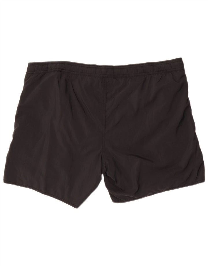 Emporio Armani Herren-Badeshorts mit Grafik, EU 48, mittelschwarz, Polyamid