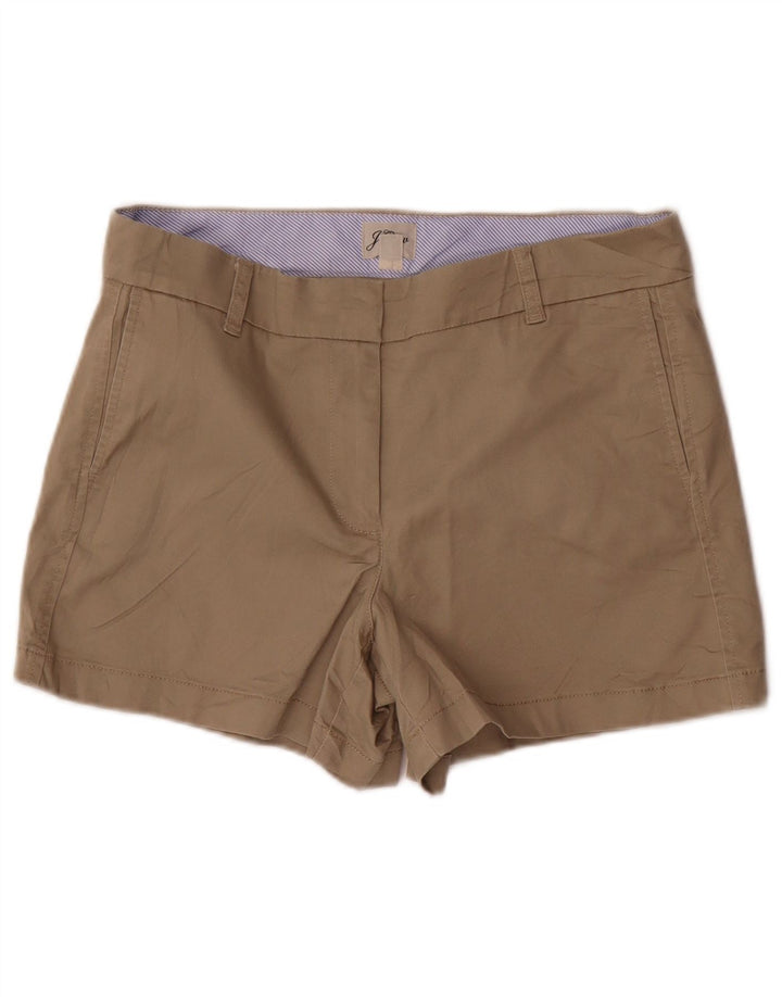 J. CREW Damen Chino-Shorts US 8 Large W32 Beige Baumwolle