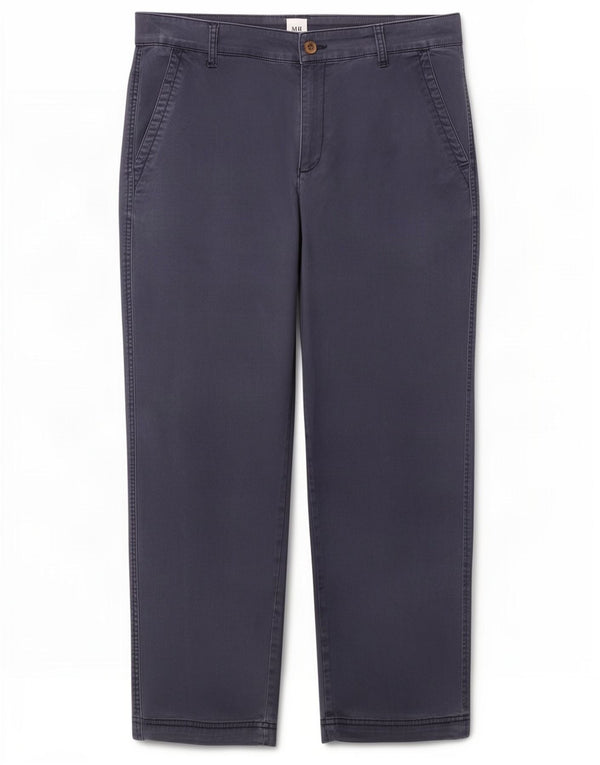 Gap Damen Girlfriend Crop Chino Hose UK 12 Medium W32 L26 Marineblau