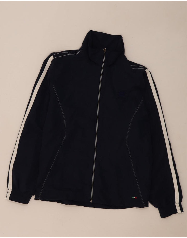 Lotto Herren-Trainingsanzugoberteil, Jacke, Größe S, Marineblau, Farbblock