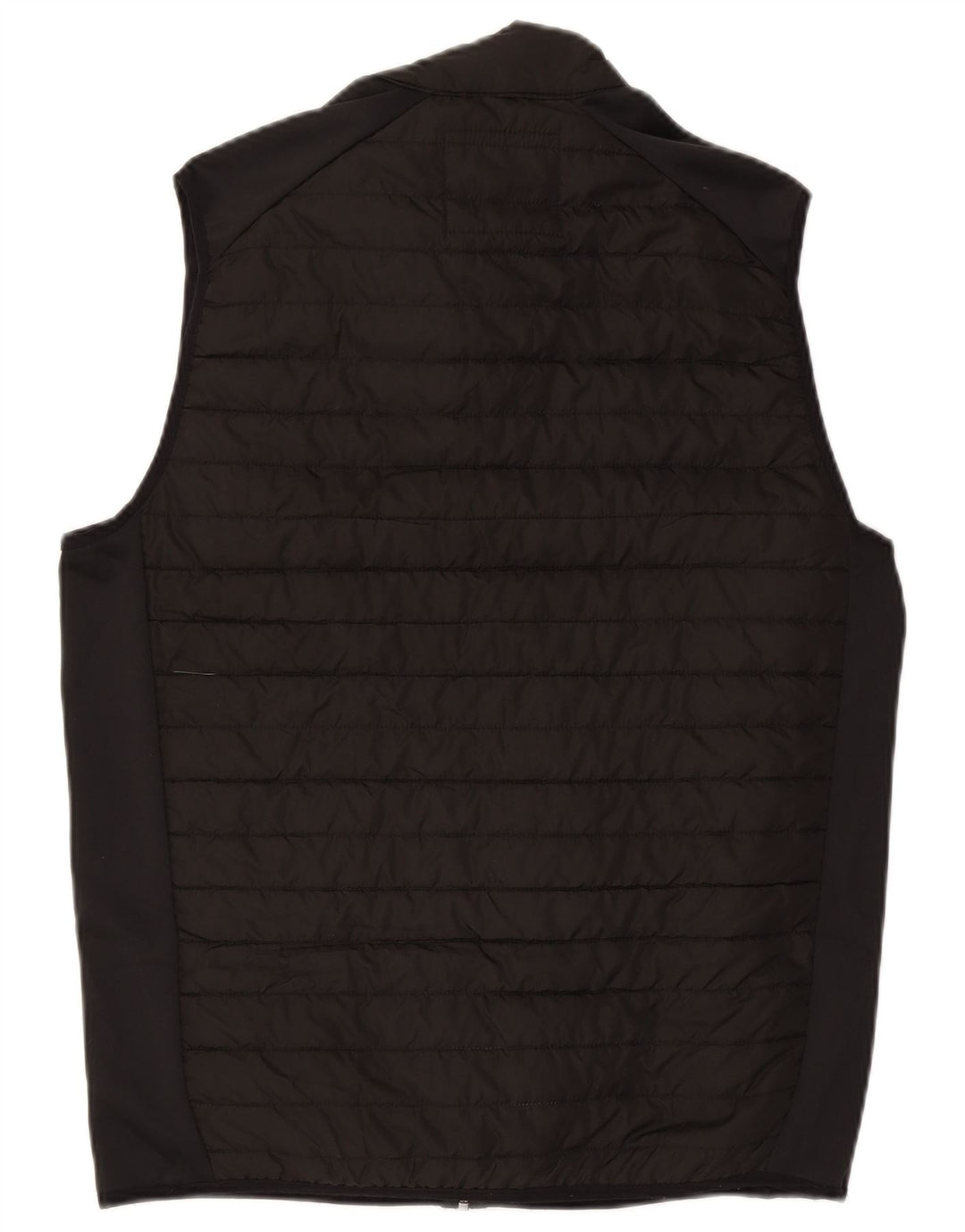Jack & Jones Herren Wattierte Weste UK 40 Large Schwarz Colourblock Polyester