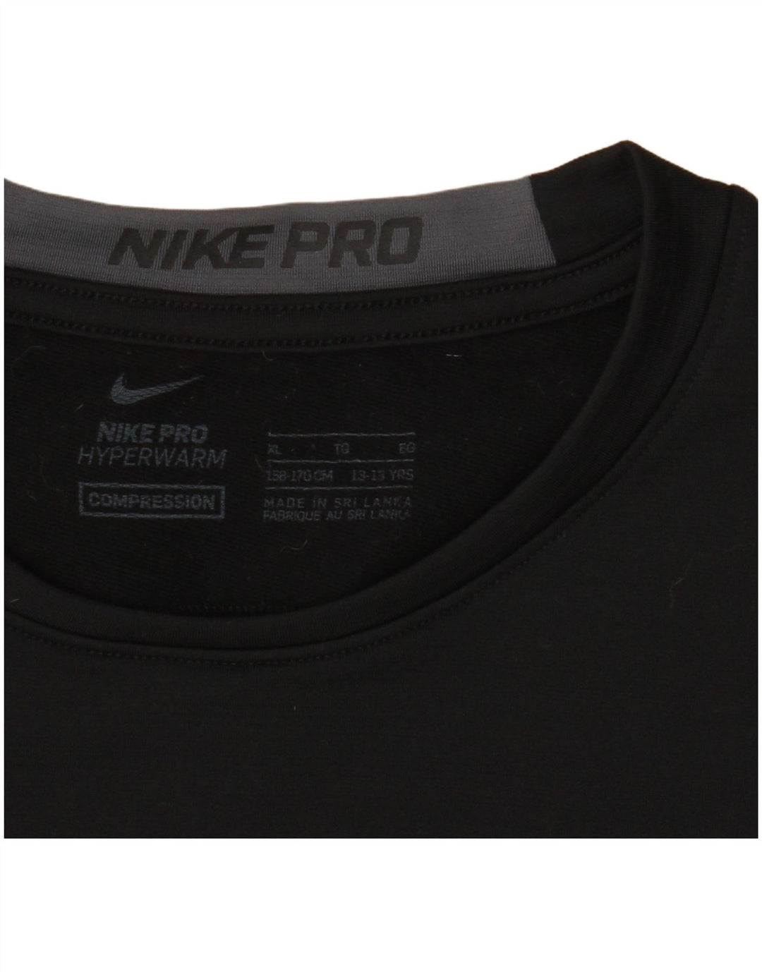 Nike Jungen Graphic Top Langarm 13–14 Jahre XL Schwarz
