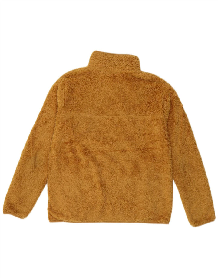 Eddie Bauer Damen-Fleecepullover mit Reißverschluss am Hals, Gr. 10, Größe S, Gelb, Polyester