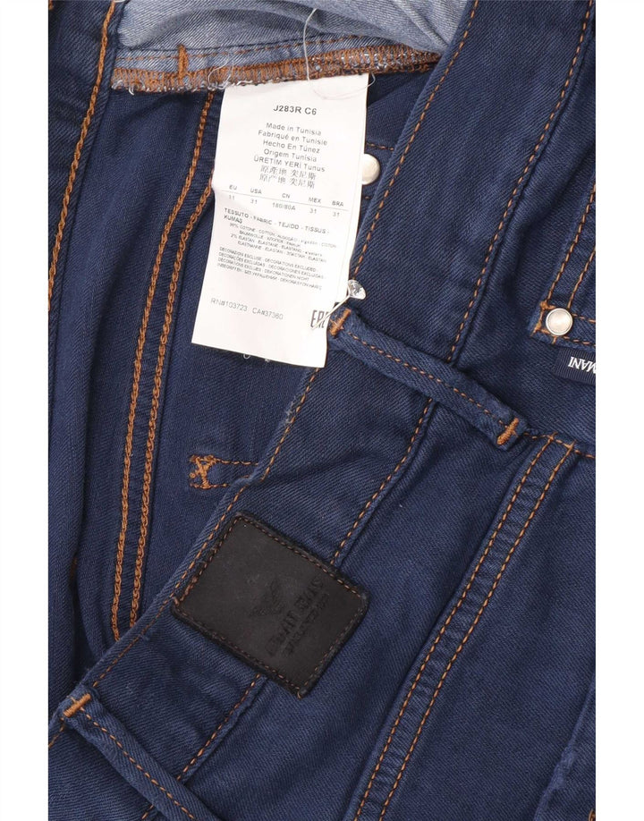 Armani Herren Slim Jeans W31 L30 Blaue Baumwolle