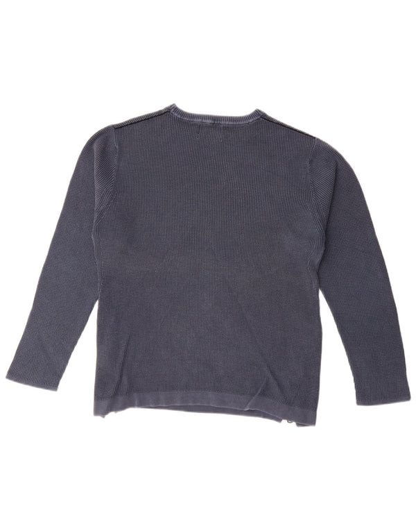 Zara Jungen-Pullover mit Rundhalsausschnitt, 13–14 Jahre, Marineblau