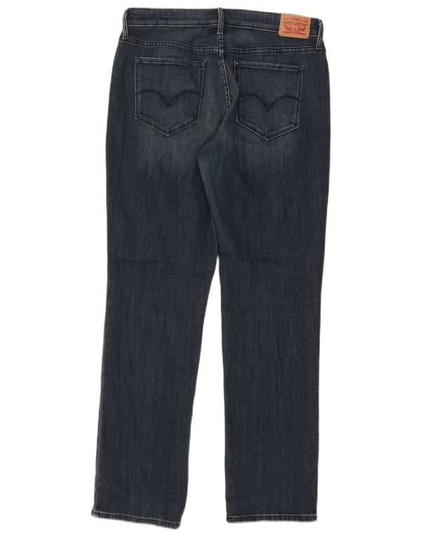 Levi's Damen 314 Shaping Straight Jeans US 16 2XL W33 L31 Blaue Baumwolle