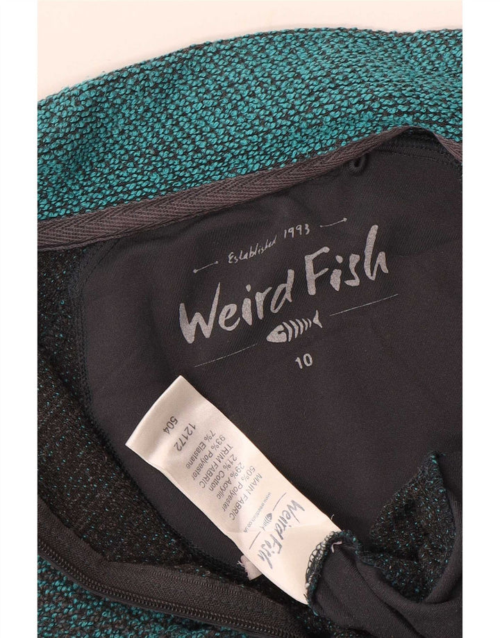 Weird Fish Damen-Trainingsanzug-Top-Jacke, UK 10, Small, Blau, Farbblock