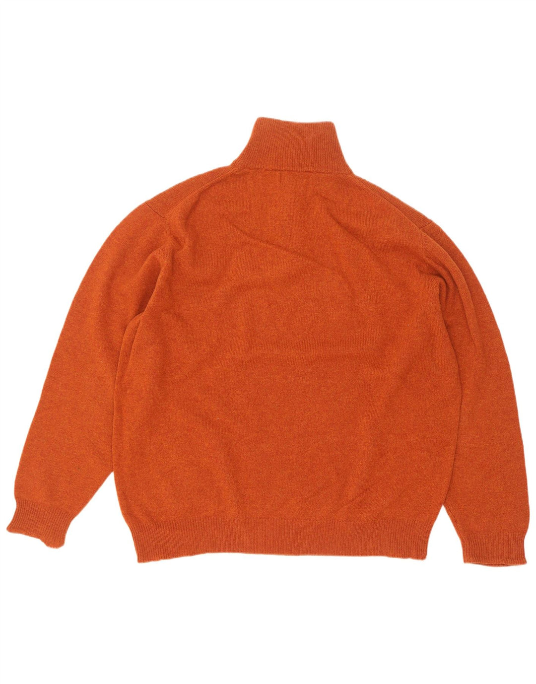 Kappa Herren-Pullover mit Reißverschluss, XL, Orange