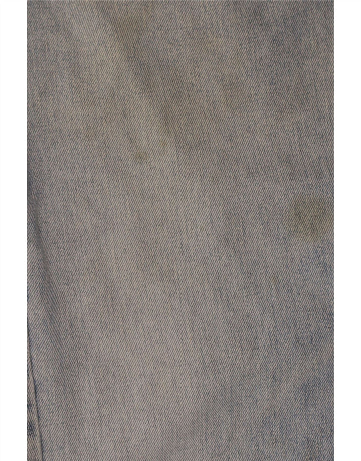 Armani Damen Straight Jeans W34 L33 Blaue Baumwolle