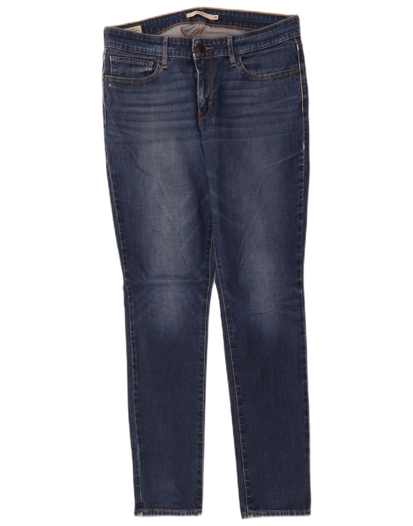 Levi's Damen 711 Skinny Jeans W30 L29 Blau