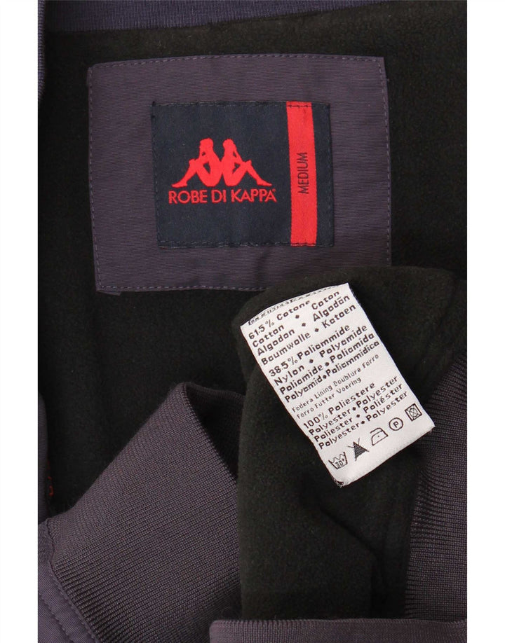 Kappa Herren Bomberjacke UK 38 Medium Marineblau Baumwolle