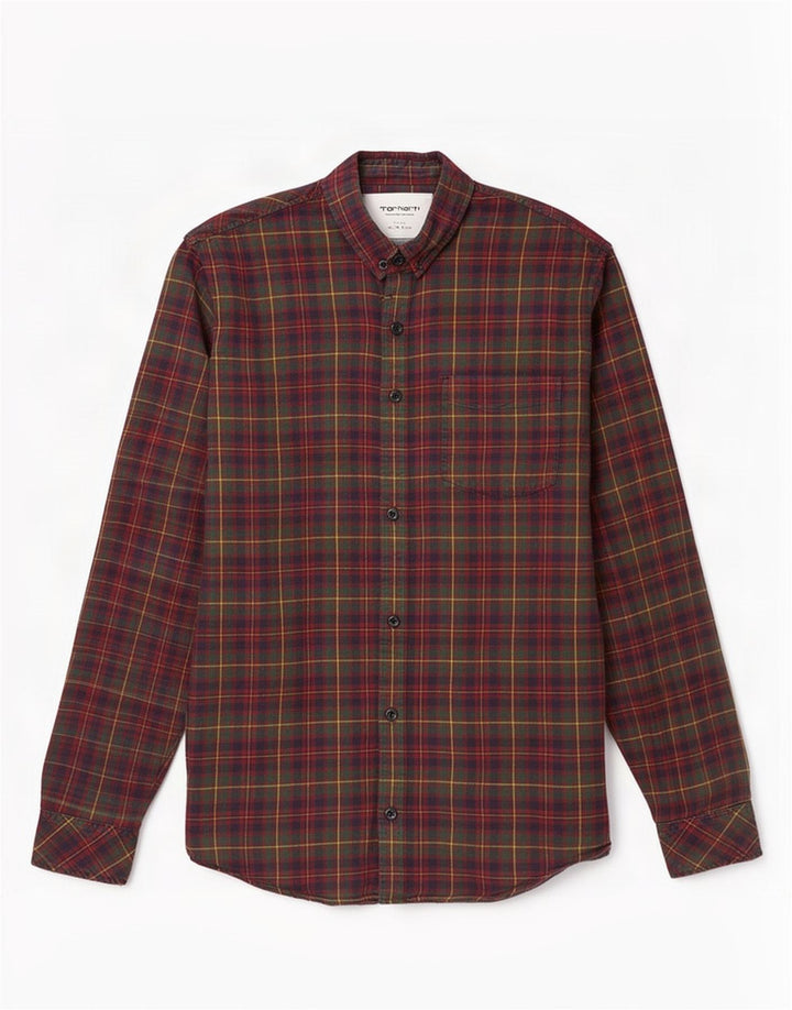 Carhartt Herren Flanellhemd XL grün kariert Baumwolle