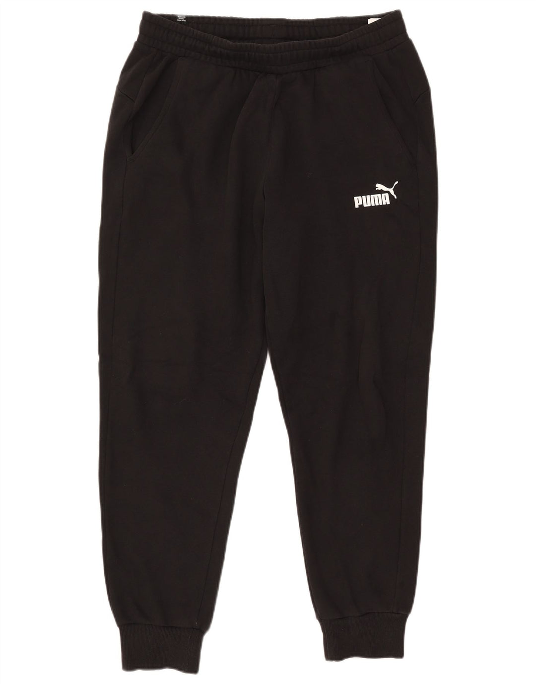 PUMA Herren-Trainingshose, Jogginghose, Größe L, Schwarz, Baumwolle