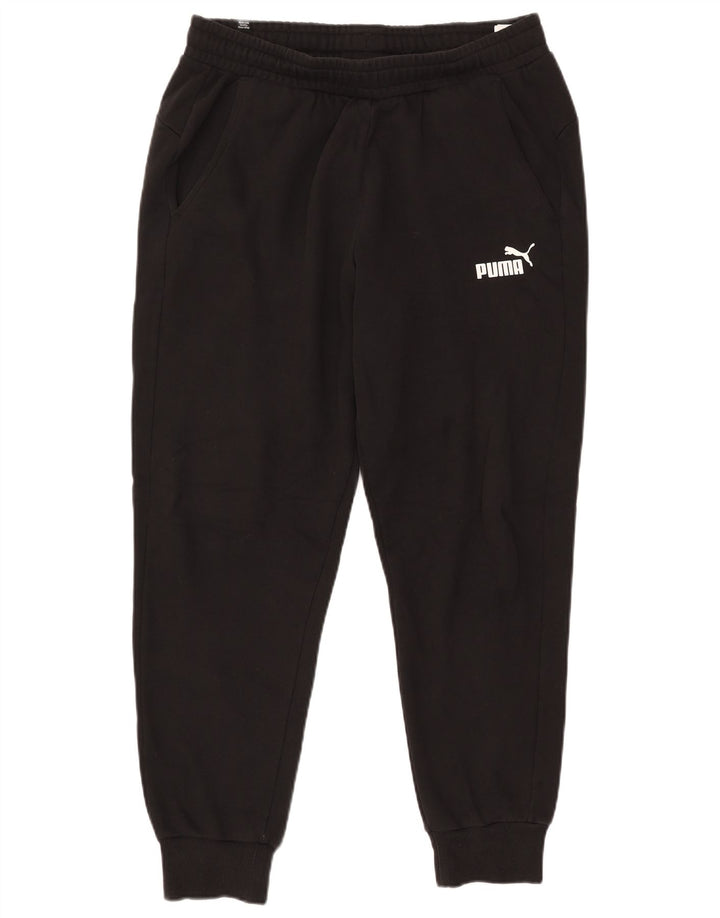 PUMA Herren-Trainingshose, Jogginghose, Größe L, Schwarz, Baumwolle