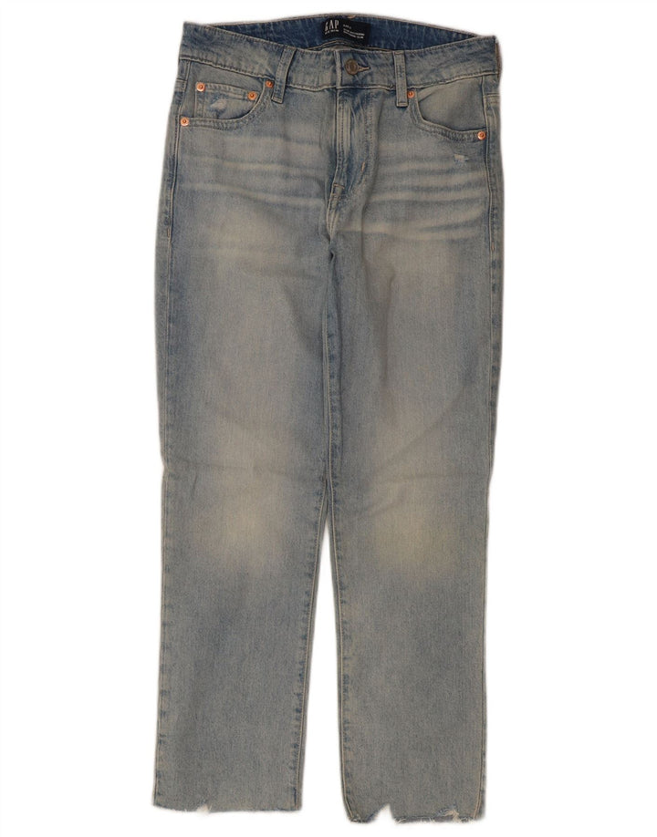 Gap Damen Boyfriend Slim Jeans W24 L24 Blaue Baumwolle