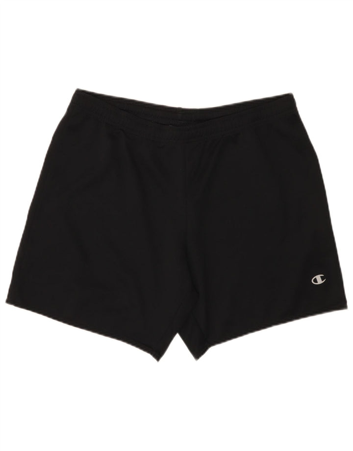 Champion Herren-Sportshorts, Größe S, Schwarz, Polyester