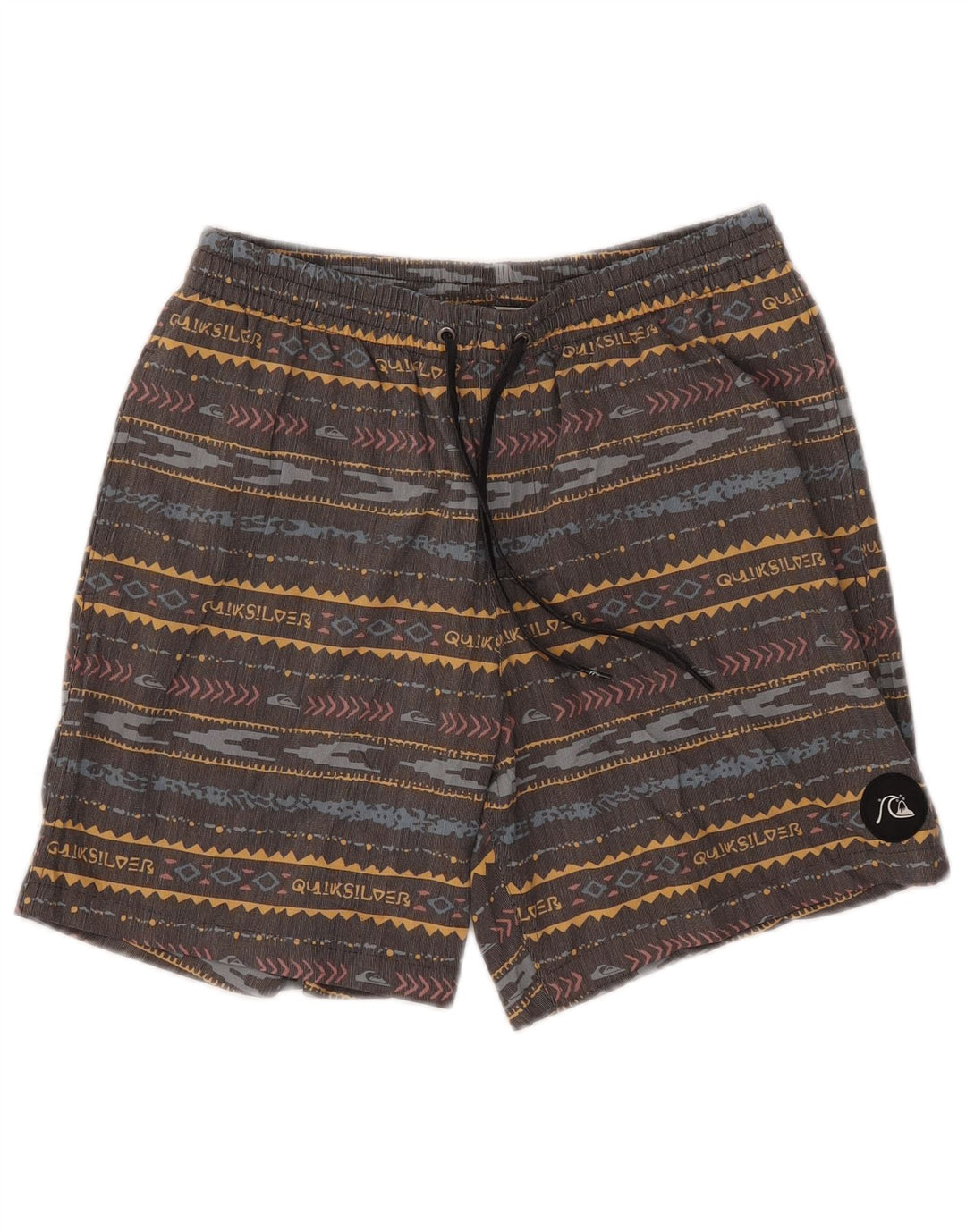 Quiksilver Herren-Badeshorts, klein, mehrfarbig, gestreift, Polyester