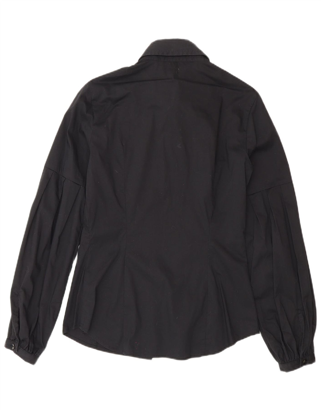 Benetton Damen-Hemd UK 12 Medium Schwarz